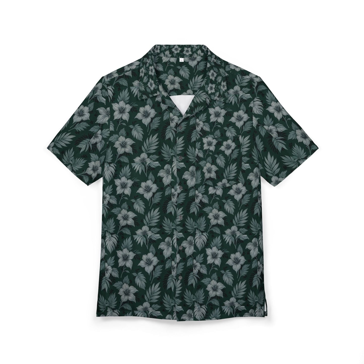 Elwood's Signature Dark Green Unisex Hawaiian Shirt