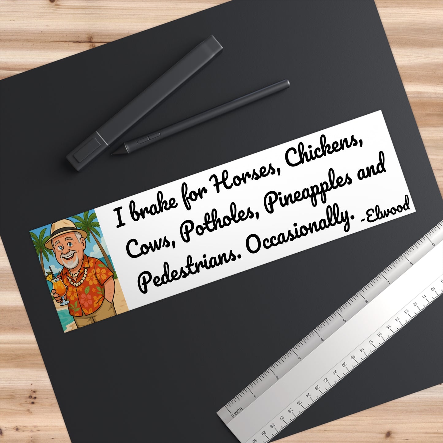 I Brake for... Elwoodism Bumper Stickers