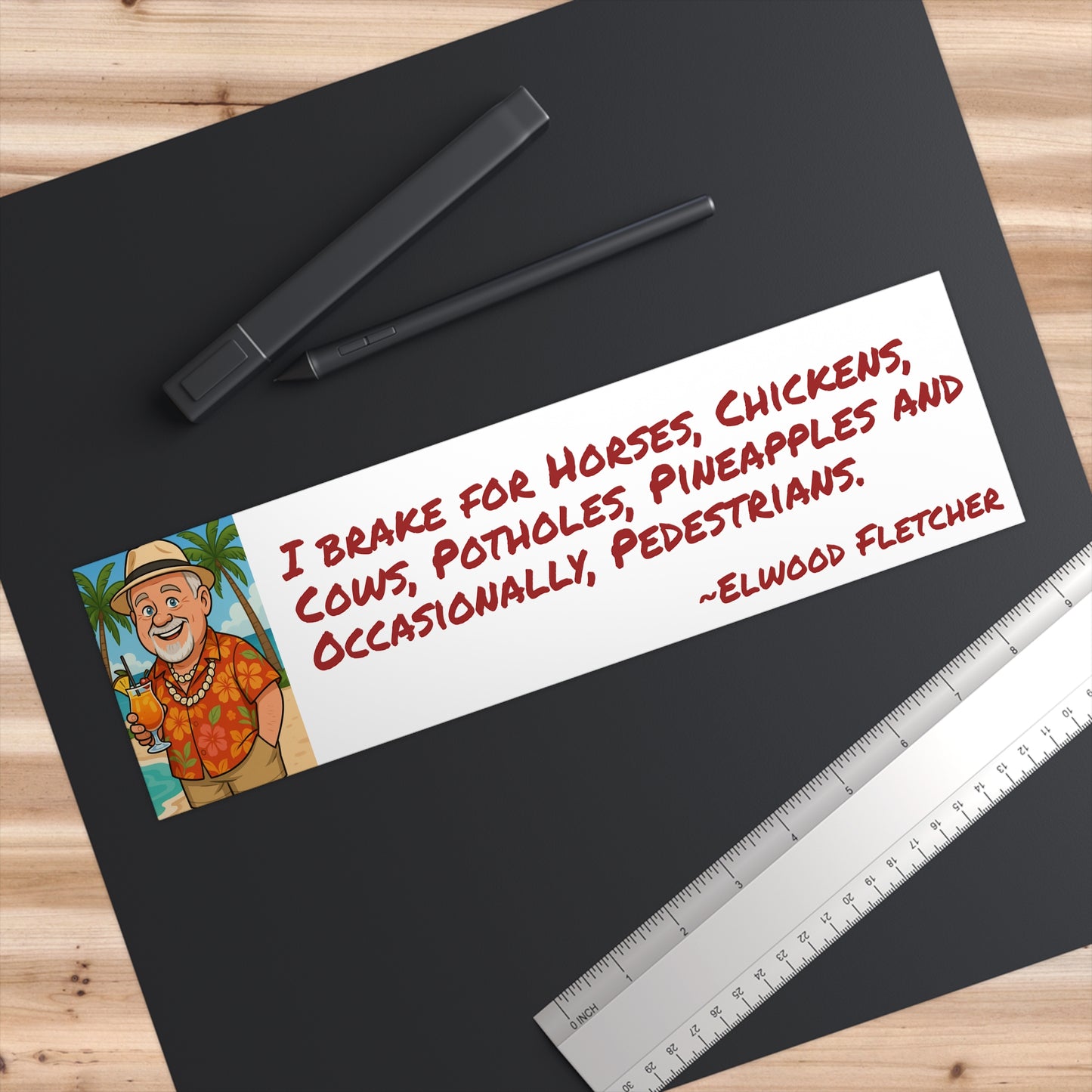 I Brake for... New Design Elwoodism Bumper Stickers