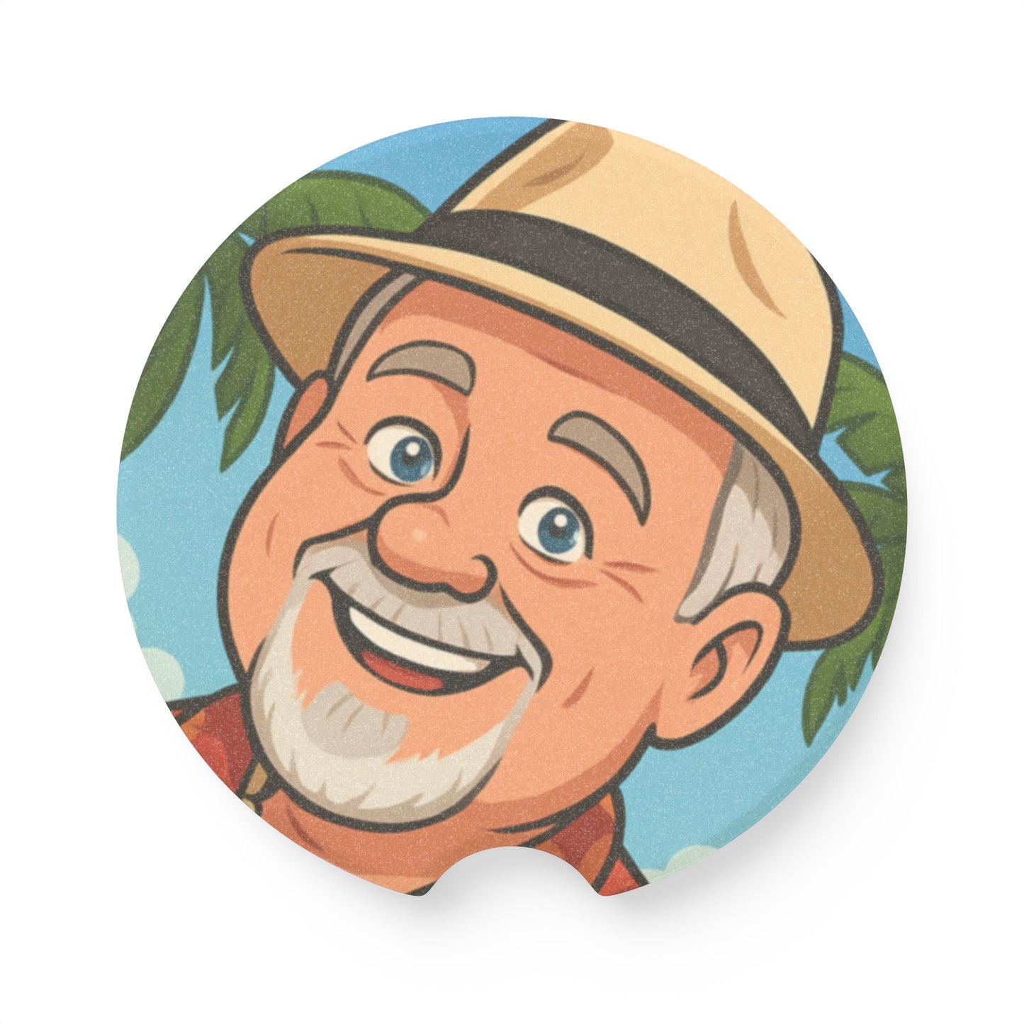 Elwood Soapstone Car Coaster - Fun Car Accessory, Unique Gift, Perfect for Road Trips, Dad Gifts, Auto Decor