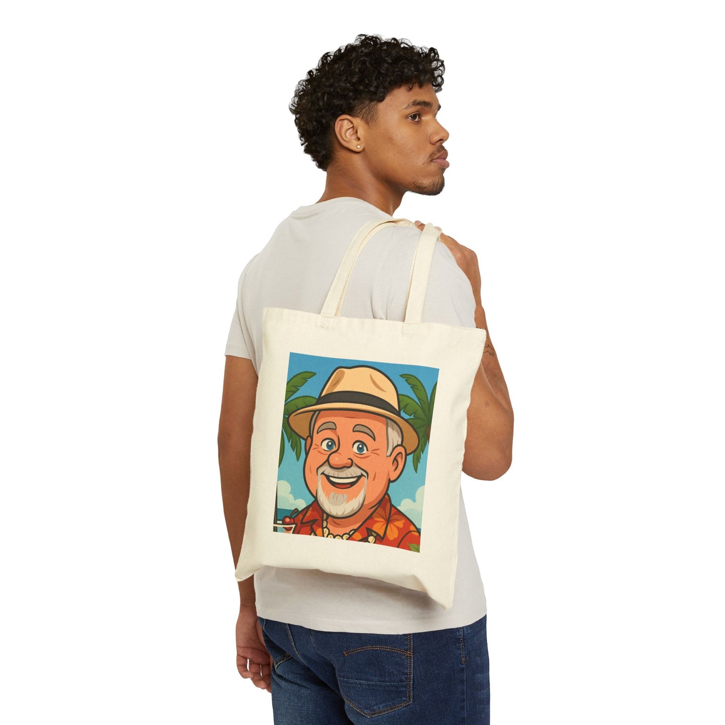 Fueled by Empanadas New Design Vibrant Cotton Canvas Tote Bag