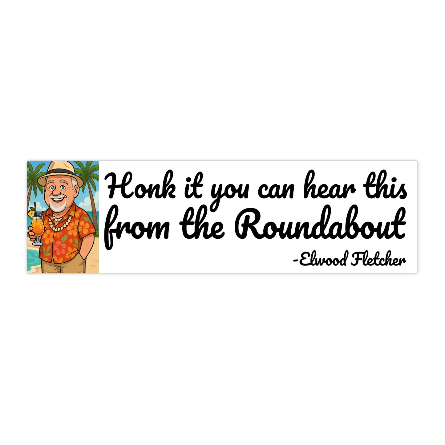 Honk if you can Hear This... Elwoodism Bumper Stickers