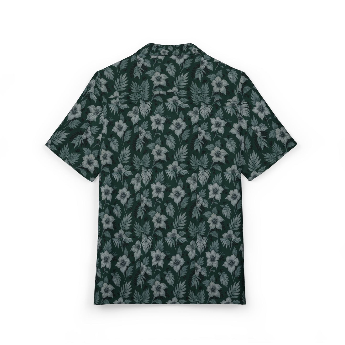 Elwood's Signature Dark Green Unisex Hawaiian Shirt