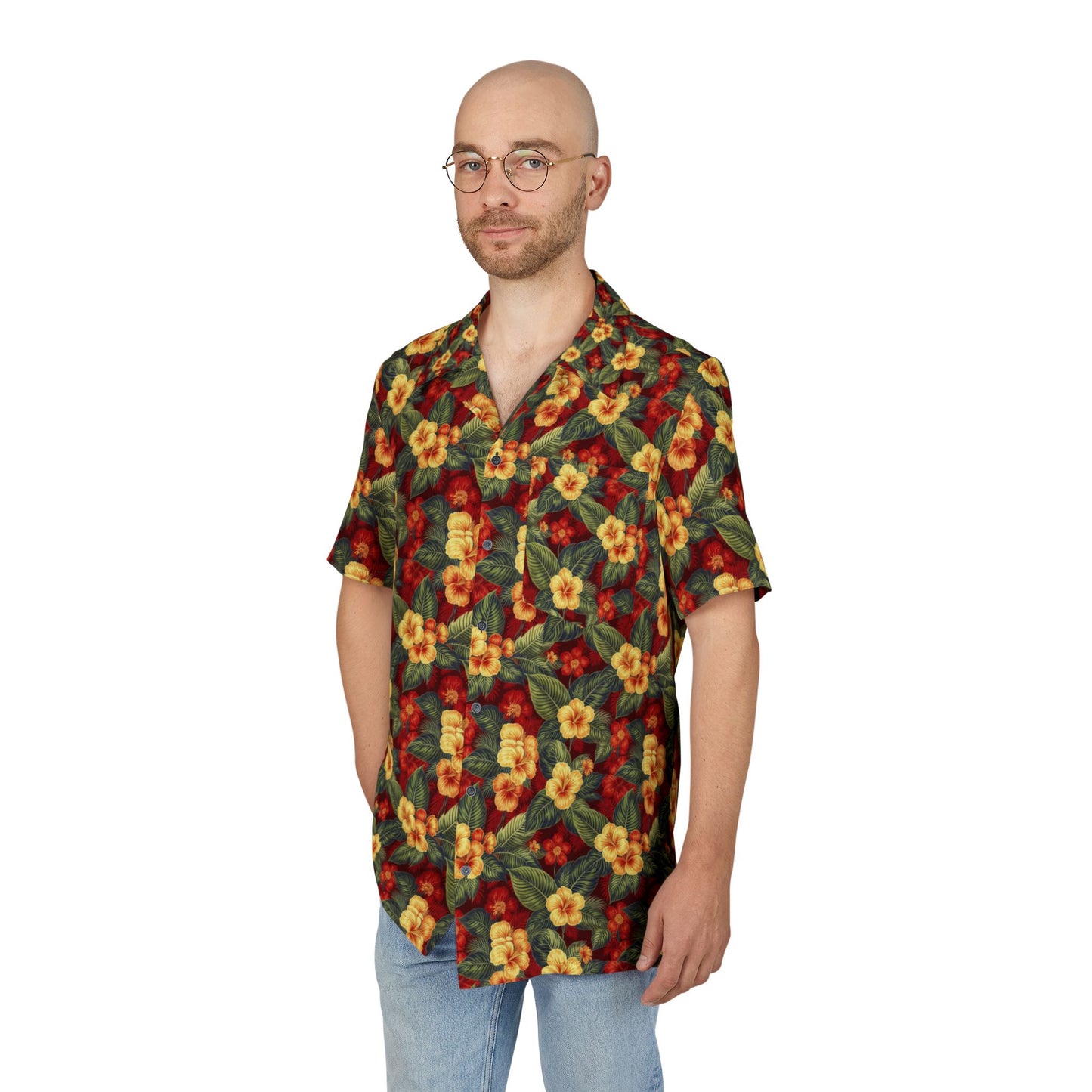 Elwood's Signature Red Hawaiian Shirt