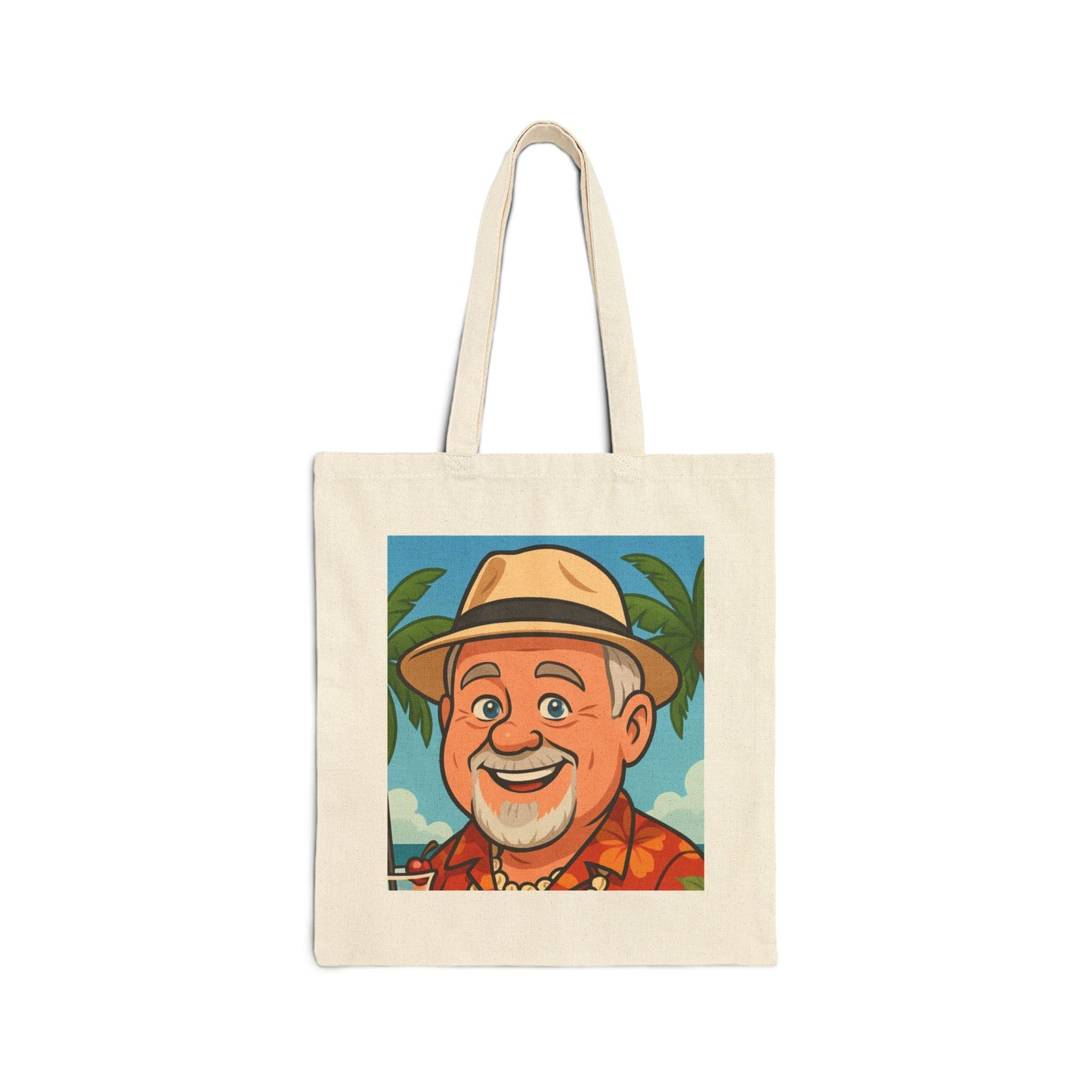 Fueled by Empanadas New Design Vibrant Cotton Canvas Tote Bag
