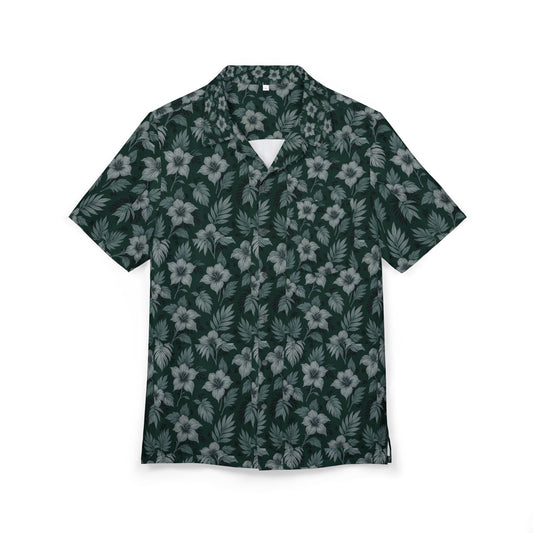 Elwood's Signature Dark Green Unisex Hawaiian Shirt